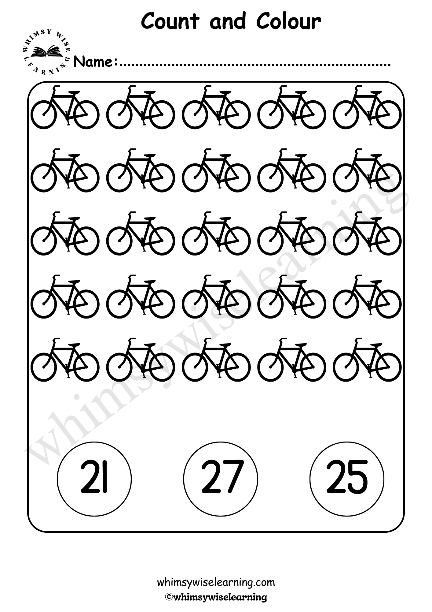 Count & Colour (21-30)