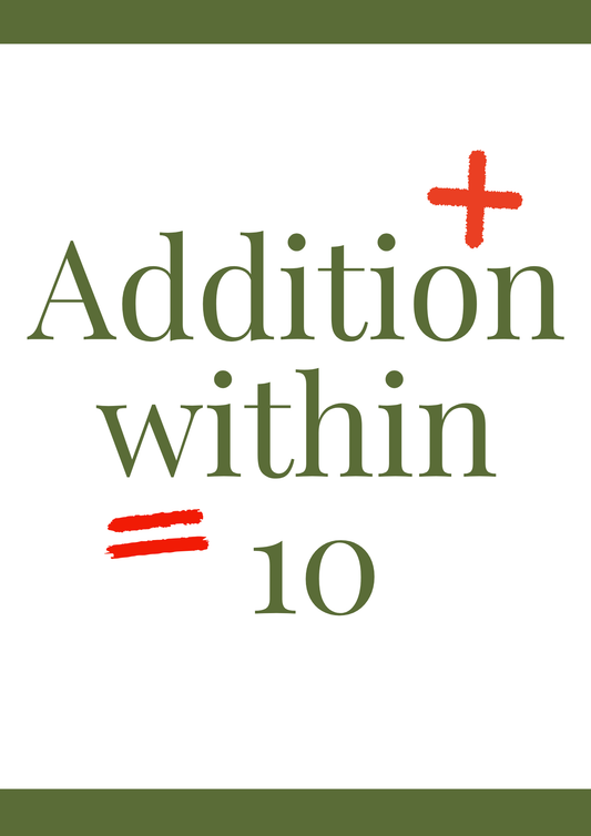 2 in 1 Addition within 10
